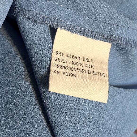 Vintage Talbots Pure Silk Midi Dress Sz 10P Boho Floral Paisley Summer Sundress - Picture 9 of 9